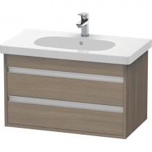 Duravit KT664703535 - Ketho Wall-Mount Vanity Unit Oak Terra