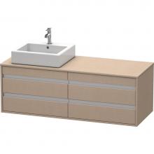 Duravit KT6657L7575 - Duravit Ketho Vanity Unit Wall-Mounted  Linen