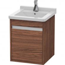 Duravit KT6662L2121 - Ketho Wall-Mount Vanity Unit Walnut Dark