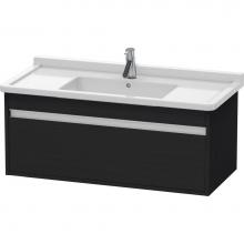 Duravit KT666501616 - Ketho Wall-Mount Vanity Unit Oak Black