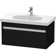 Duravit KT666701616 - Ketho Wall-Mount Vanity Unit Oak Black