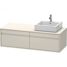 Duravit KT6697R9191 - Duravit Ketho Vanity Unit Wall-Mounted  Taupe Matte