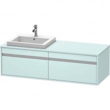 Duravit KT6797L0909 - Duravit Ketho Vanity Unit Wall-Mounted  Light Blue Matte