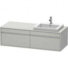 Duravit KT6797R0707 - Duravit Ketho Vanity Unit Wall-Mounted  Concrete Gray Matte