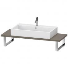 Duravit LC106C09090 - Duravit L-Cube Console  Flannel Gray Satin Matte