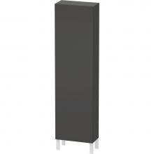 Duravit LC1171L4949 - Duravit L-Cube 19 5/8'' x 69 1/4'' Wall Mount Linen Cabinet in Matte Graphite