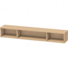 Duravit LC120003030 - L-Cube Wall Shelf with Three Compartments Natural Oak