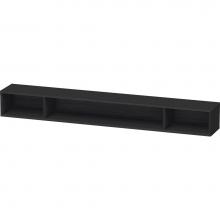 Duravit LC120101616 - L-Cube Wall Shelf with Three Compartments Oak Black