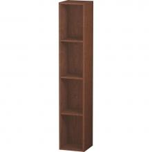 Duravit LC120501313 - L-Cube Wall Shelf with Four Compartments American Walnut