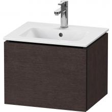 Duravit LC611807272 - L-Cube One Drawer Wall-Mount Vanity Unit Dark Brushed Oak