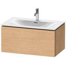 Duravit LC613703030 - L-Cube One Drawer Wall-Mount Vanity Unit Natural Oak