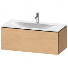 Duravit LC613803030 - L-Cube One Drawer Wall-Mount Vanity Unit Natural Oak