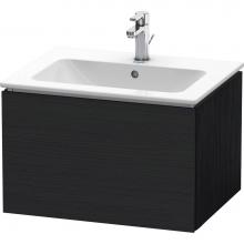 Duravit LC614001616 - L-Cube One Drawer Wall-Mount Vanity Unit Oak Black