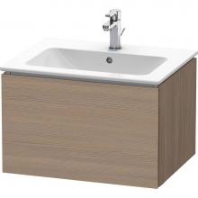 Duravit LC614003535 - L-Cube One Drawer Wall-Mount Vanity Unit Oak Terra