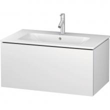 Duravit LC614101818 - L-Cube One Drawer Wall-Mount Vanity Unit White