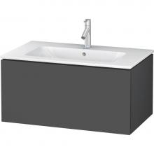 Duravit LC614104949 - L-Cube One Drawer Wall-Mount Vanity Unit Graphite