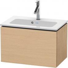 Duravit LC615603030 - L-Cube One Drawer Wall-Mount Vanity Unit Natural Oak