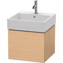 Duravit LC617403030 - L-Cube One Drawer Wall-Mount Vanity Unit Natural Oak