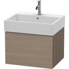 Duravit LC617503535 - L-Cube One Drawer Wall-Mount Vanity Unit Oak Terra