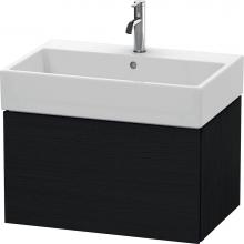 Duravit LC617601616 - L-Cube One Drawer Wall-Mount Vanity Unit Oak Black