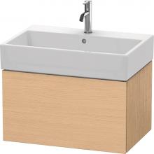 Duravit LC617603030 - L-Cube One Drawer Wall-Mount Vanity Unit Natural Oak