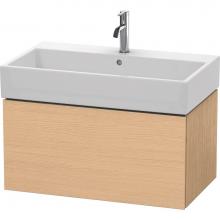 Duravit LC617703030 - L-Cube One Drawer Wall-Mount Vanity Unit Natural Oak