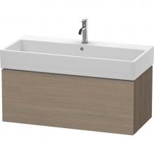 Duravit LC617803535 - L-Cube One Drawer Wall-Mount Vanity Unit Oak Terra