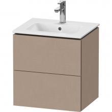 Duravit LC621807575 - L-Cube Two Drawer Wall-Mount Vanity Unit Linen