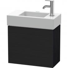 Duravit LC6246L1616 - L-Cube One Door Wall-Mount Vanity Unit Oak Black