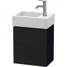 Duravit LC6293L1616 - L-Cube One Door Wall-Mount Vanity Unit Oak Black