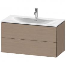 Duravit LC630803535 - L-Cube Two Drawer Wall-Mount Vanity Unit Oak Terra