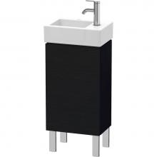 Duravit LC6793L1616 - L-Cube One Door Floorstanding Vanity Unit Oak Black