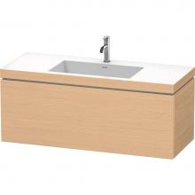 Duravit LC6919O3030 - L-Cube One Drawer C-Bonded Wall-Mount Vanity Kit Natural Oak