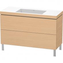 Duravit LC6939N3030 - L-Cube Two Drawer C-Bonded Floorstanding Vanity Kit Natural Oak