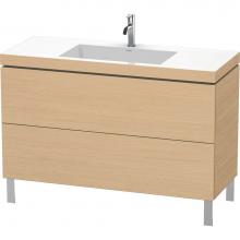 Duravit LC6939O3030 - L-Cube Two Drawer C-Bonded Floorstanding Vanity Kit Natural Oak