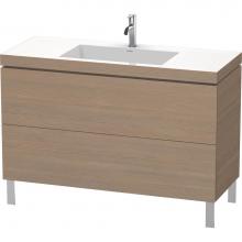 Duravit LC6939O3535 - L-Cube Two Drawer C-Bonded Floorstanding Vanity Kit Oak Terra