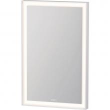 Duravit LC7379000006000 - L-Cube Mirror with Lighting White Aluminum