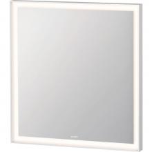 Duravit LC7380000006000 - L-Cube Mirror with Lighting White Aluminum