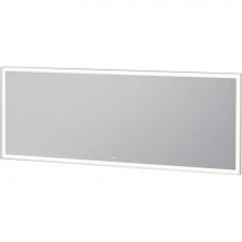 Duravit LC7386000006000 - L-Cube Mirror with Lighting White Aluminum