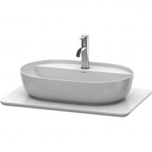 Duravit LU946501717 - Luv Console with One Sink Cut-Out White