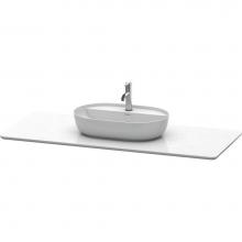 Duravit LU946601717 - Luv Console with One Sink Cut-Out White