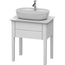 Duravit LU956003636 - Luv One Drawer Floorstanding Vanity Unit White