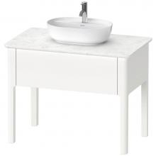 Duravit LU956403636 - Luv One Drawer Floorstanding Vanity Unit White