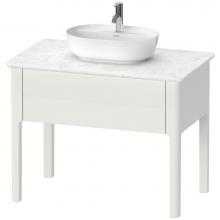 Duravit LU956403939 - Luv One Drawer Floorstanding Vanity Unit Nordic White