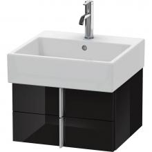 Duravit VA628404040 - Duravit Vero Air Vanity Unit Wall-Mounted  Black High Gloss