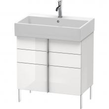 Duravit VA658602222 - Duravit Vero Air Floor Standing Vanity Unit  White High Gloss