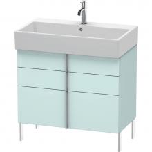 Duravit VA658700909 - Duravit Vero Air Floor Standing Vanity Unit  Light Blue Matte