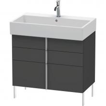 Duravit VA658704949 - Duravit Vero Air Floor Standing Vanity Unit  Graphite Matte