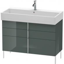 Duravit VA658803838 - Duravit Vero Air Floor Standing Vanity Unit  Dolomiti Gray High Gloss