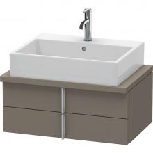 Duravit VE560609090 - Duravit Vero Vanity Unit for Console  Flannel Gray Satin Matte